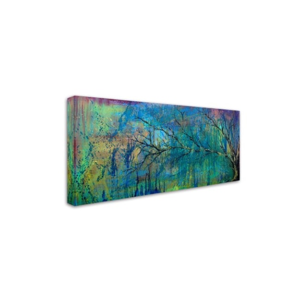 Michelle Faber 'Prelude To Spring Tree' Canvas Art,24x47